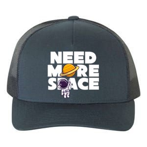 Need More Space Funny Astronaut Yupoong Adult 5-Panel Trucker Hat