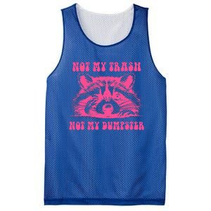 Not My Trash Not My Dumpster Mesh Reversible Basketball Jersey Tank