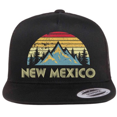 New Mexico Tee Retro Vintage Mountains Nature Hiking Shirt Flatbill Hat