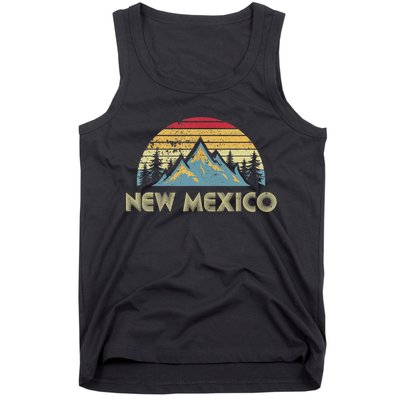 New Mexico Tee Retro Vintage Mountains Nature Hiking Shirt Tank Top