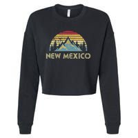 New Mexico Tee Retro Vintage Mountains Nature Hiking Shirt Cropped Pullover Crew