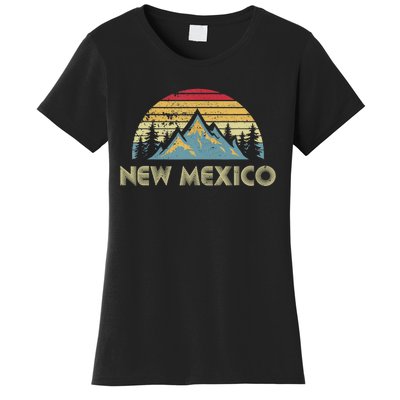 New Mexico Tee Retro Vintage Mountains Nature Hiking Shirt Women's T-Shirt