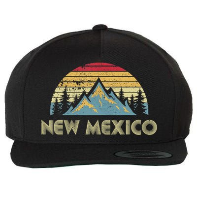 New Mexico Tee Retro Vintage Mountains Nature Hiking Shirt Wool Snapback Cap