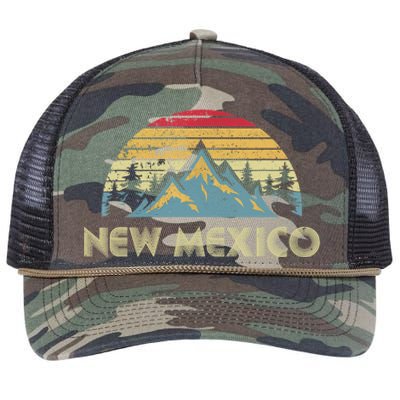 New Mexico Tee Retro Vintage Mountains Nature Hiking Shirt Retro Rope Trucker Hat Cap