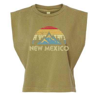 New Mexico Tee Retro Vintage Mountains Nature Hiking Shirt Garment-Dyed Women's Muscle Tee