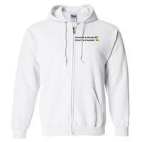 No More Thoughts & Prayers Time For Policy & Change Full Zip Hoodie