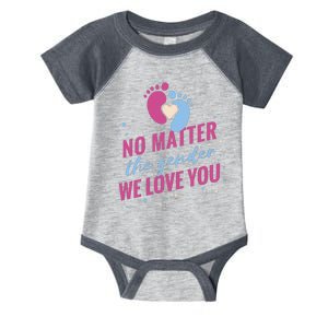 No Matter The Gender We Love You Infant Baby Jersey Bodysuit