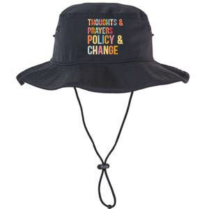 No More Thoughts & Prayers Time For Policy & Change Legacy Cool Fit Booney Bucket Hat