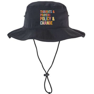 No More Thoughts & Prayers Time For Policy & Change Bucket Hat