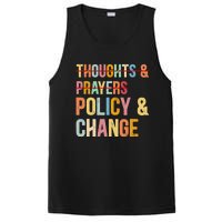 No More Thoughts & Prayers Time For Policy & Change PosiCharge Competitor Tank