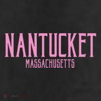 Nantucket Massachusetts Text Print 11oz C Handle Ceramic Mug