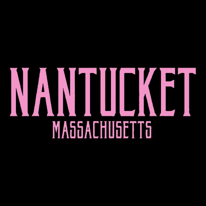 Nantucket Massachusetts Text Print 16 in Basic Backpack