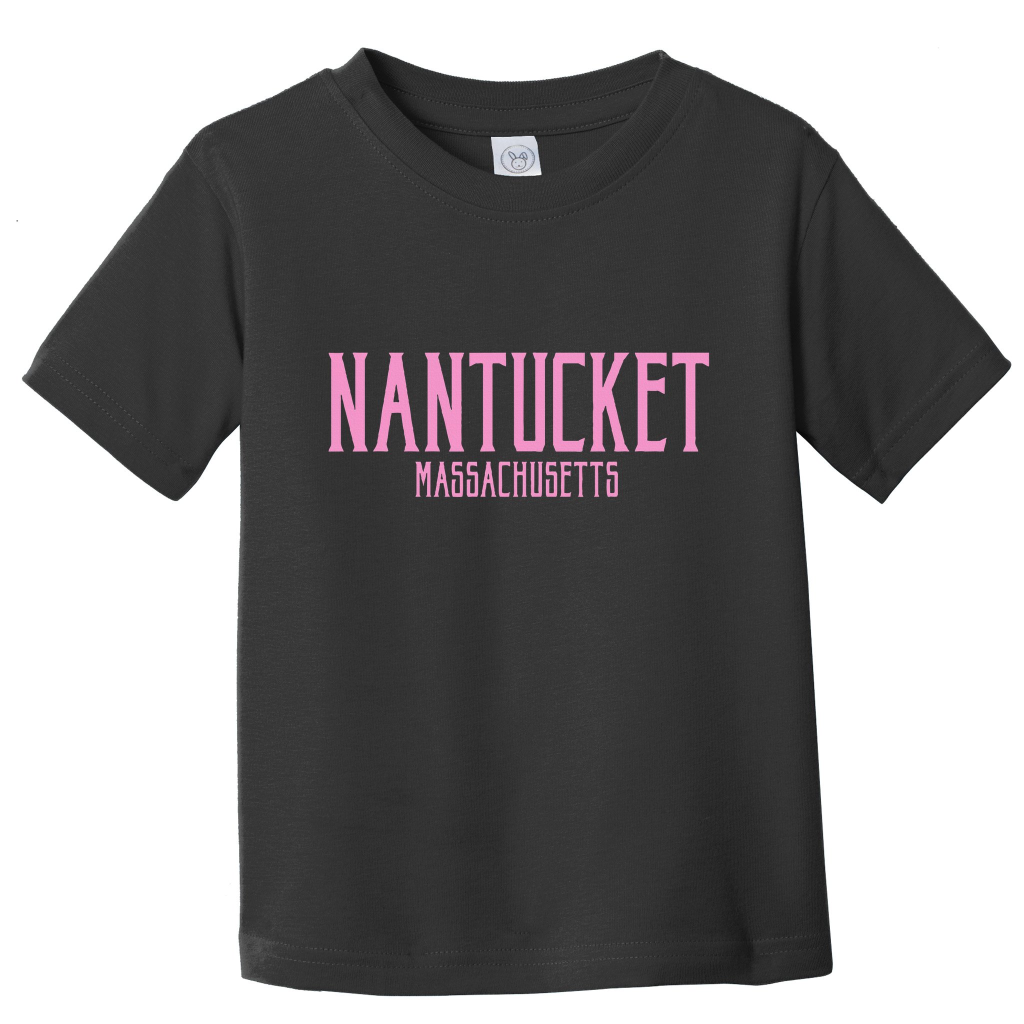 Nantucket Massachusetts Text Print Toddler T-Shirt