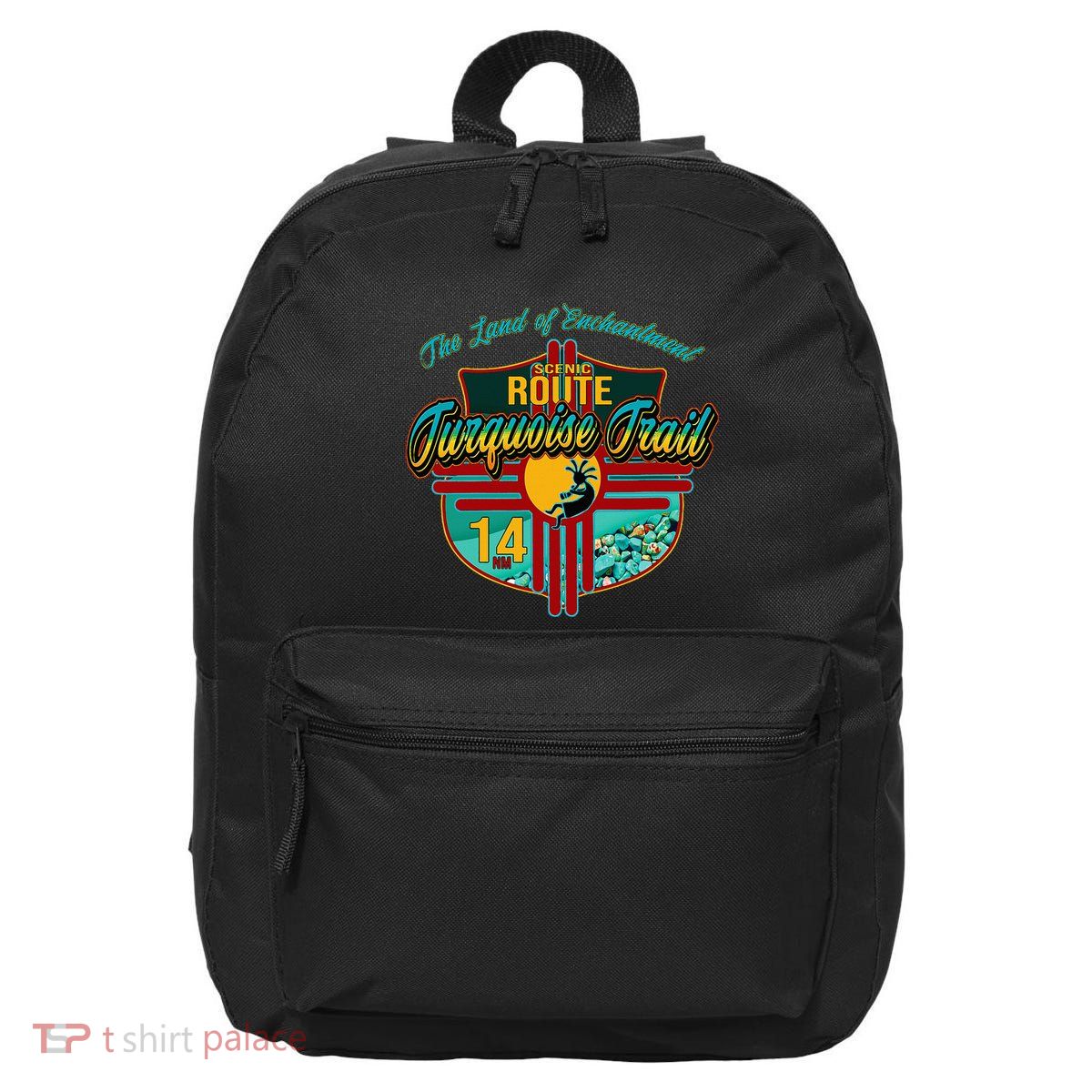 New Mexico Turquoise Trail National Scenic Route 14 Souvenir 16 in Basic Backpack