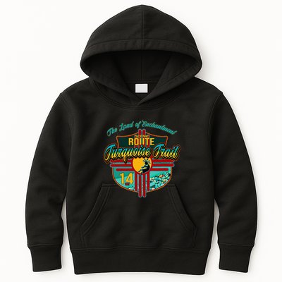 New Mexico Turquoise Trail National Scenic Route 14 Souvenir Kids Hoodie