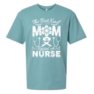 Nurse Mom Tee Best Kind Of Mom Raises A Nurse Mothers Day Gift Sueded Cloud Jersey T-Shirt