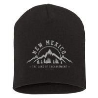 New Mexico The Land Of Enchantment Est. 1912 Mountains Gift Short Acrylic Beanie