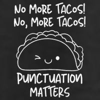 No More Tacos Punctuation Matters Funny Taco English Teacher 15oz Campfire Ceramic Mug