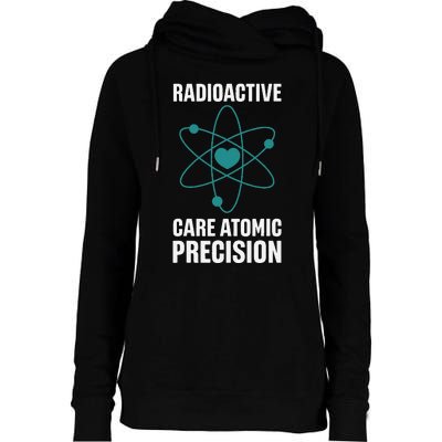 Nuclear Medicine Technologist Radiology X Ray Therapist Womens Funnel Neck Pullover Hood