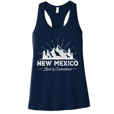 New Mexico T Vintage Nm Hiking Retro Design Womens Tank Top