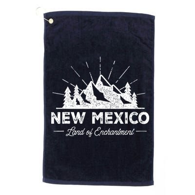 New Mexico T Vintage Nm Hiking Retro Design Golf Towel