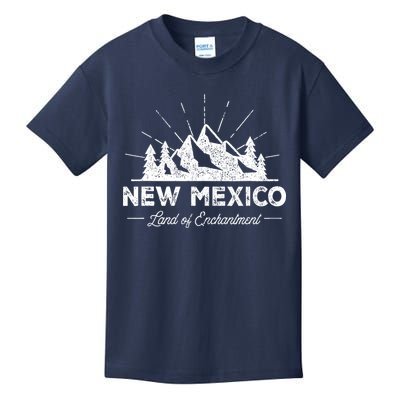 New Mexico T Vintage Nm Hiking Retro Design Kids T-Shirt