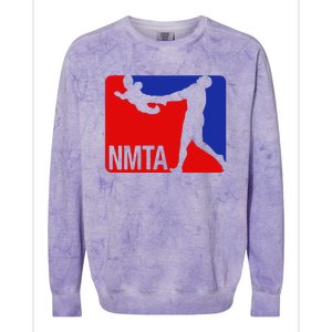 National Midget Tossing Association Funny Colorblast Crewneck Sweatshirt