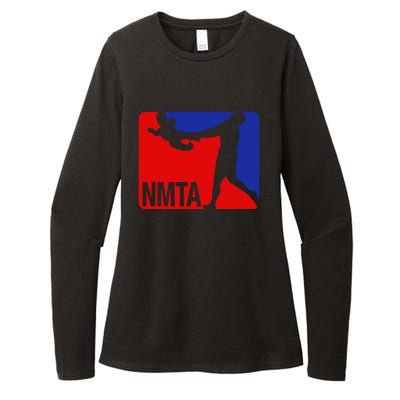 National Midget Tossing Association Funny Womens CVC Long Sleeve Shirt