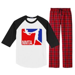 National Midget Tossing Association Funny Raglan Sleeve Pajama Set