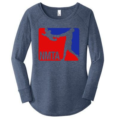 National Midget Tossing Association Funny Women's Perfect Tri Tunic Long Sleeve Shirt