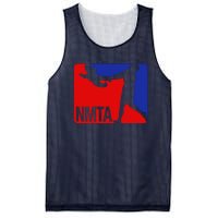 National Midget Tossing Association Funny Mesh Reversible Basketball Jersey Tank