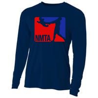 National Midget Tossing Association Funny Cooling Performance Long Sleeve Crew