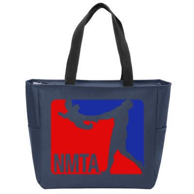 National Midget Tossing Association Funny Zip Tote Bag