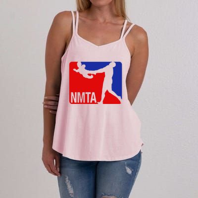 National Midget Tossing Association Funny Women's Strappy Tank