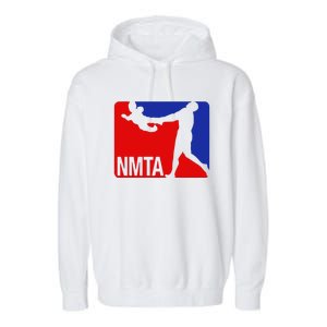 National Midget Tossing Association Funny Garment-Dyed Fleece Hoodie