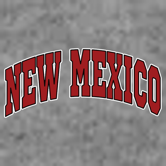 New Mexico Throwback Design Print Classic 7-Panel Snapback Hat