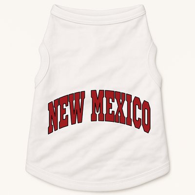 New Mexico Throwback Design Print Classic Doggie Tank