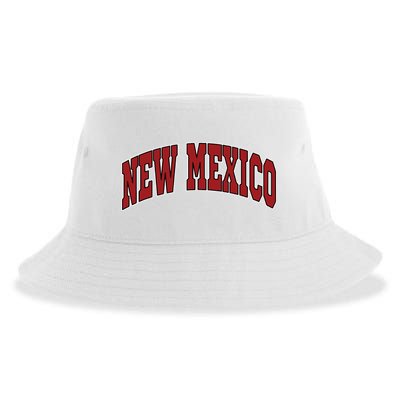 New Mexico Throwback Design Print Classic Sustainable Bucket Hat
