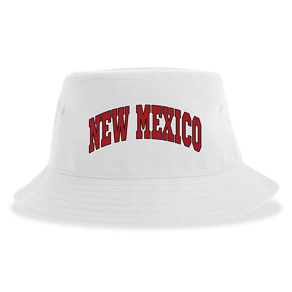 New Mexico Throwback Design Print Classic Sustainable Bucket Hat