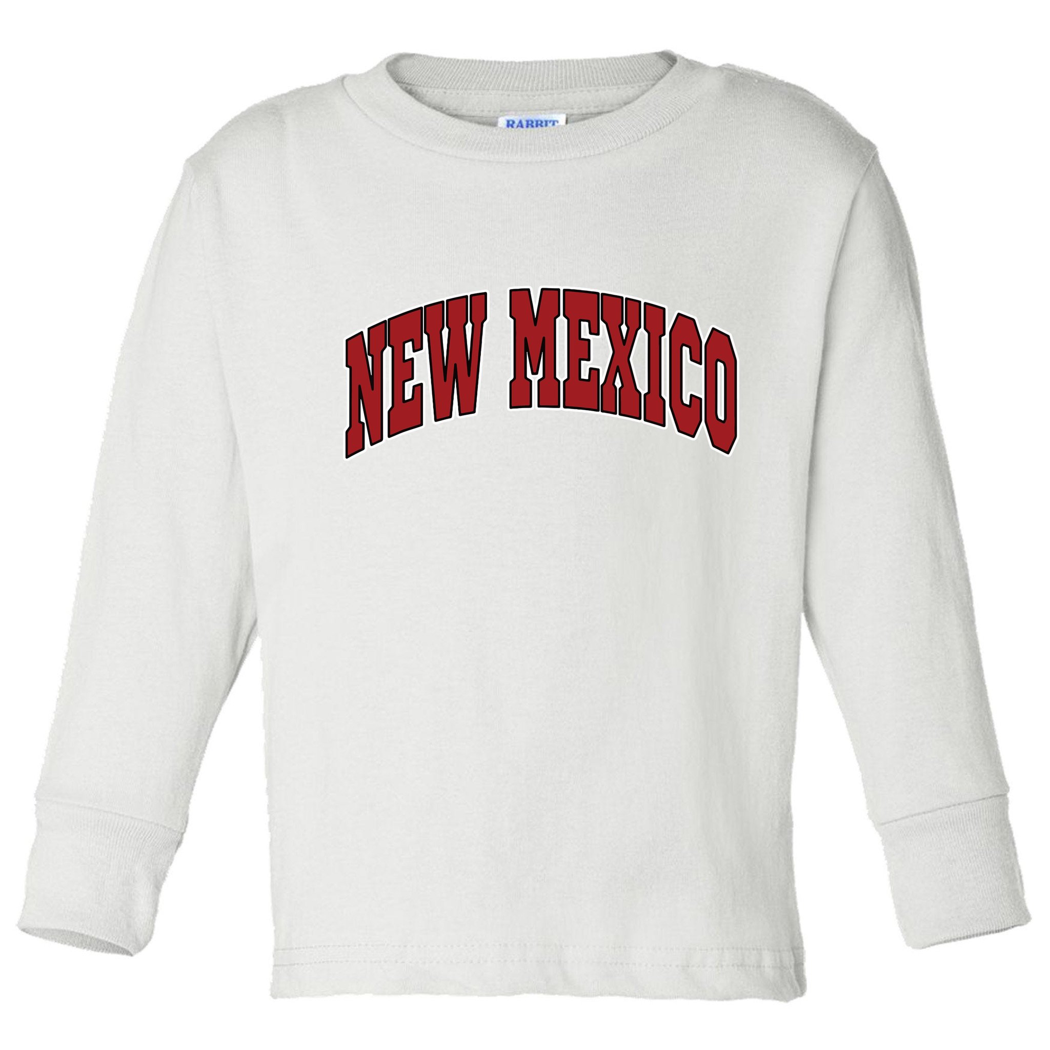 New Mexico Throwback Design Print Classic Toddler Long Sleeve Shirt