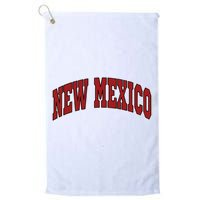 New Mexico Throwback Design Print Classic Golf Towel