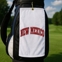 New Mexico Throwback Design Print Classic Golf Towel