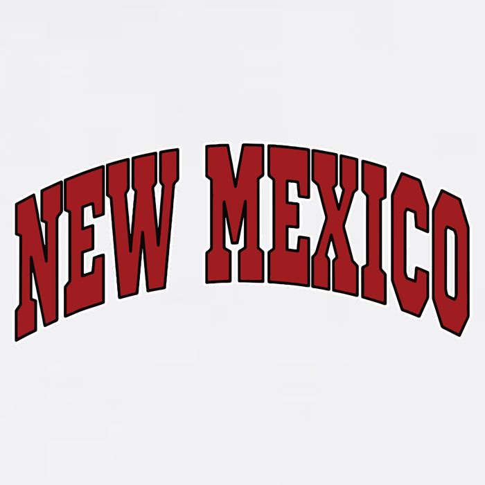 New Mexico Throwback Design Print Classic Golf Towel