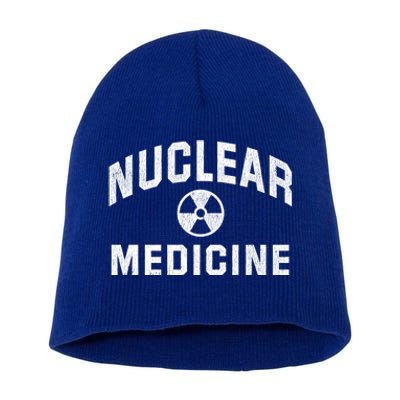 Nuclear Med Tech Gift Nuclear Medicine Technologist Funny Gift Short Acrylic Beanie