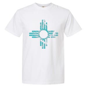 New Mexico T Zia Symbol Distressed Garment-Dyed Heavyweight T-Shirt