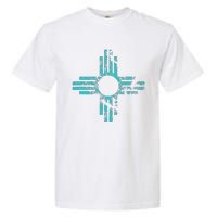 New Mexico T Zia Symbol Distressed Garment-Dyed Heavyweight T-Shirt