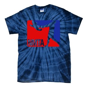 National Midget Tossing Association Funny Tie-Dye T-Shirt