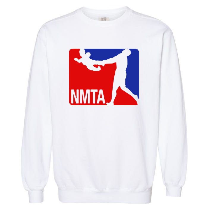 National Midget Tossing Association Funny Garment-Dyed Sweatshirt