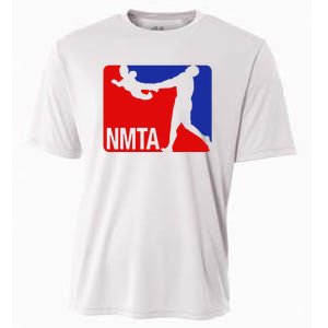 National Midget Tossing Association Funny Cooling Performance Crew T-Shirt