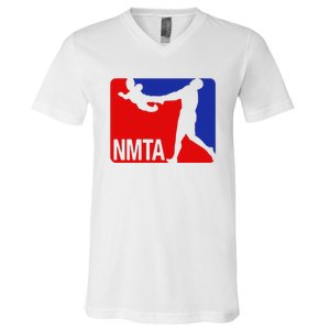 National Midget Tossing Association Funny V-Neck T-Shirt